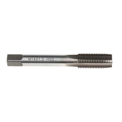 RS PRO Threading Tap, M14 Thread, 1.5mm Pitch, Metric Fine Standard