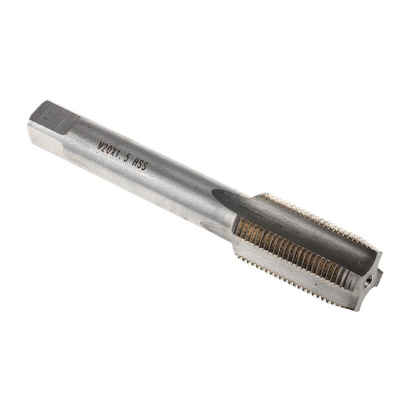 RS PRO Threading Tap, M20 Thread, 1.5mm Pitch, Metric Fine Standard