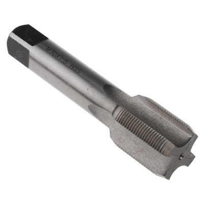 RS PRO Threading Tap, M30 Thread, 1.5mm Pitch, Metric Fine Standard