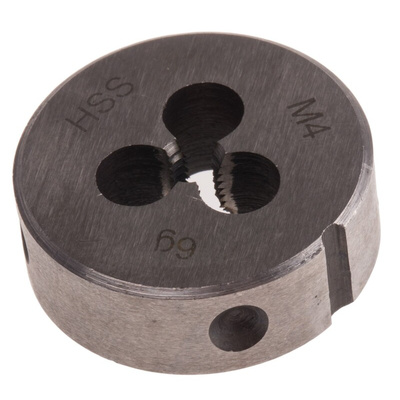 RS PRO Thread Die, M4 x 0.7mm Pitch, 25mm od