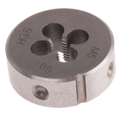 RS PRO Thread Die, M5 x 0.8mm Pitch, 25mm od
