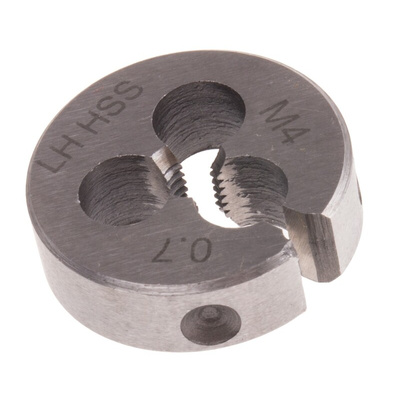 RS PRO Left Hand Thread Thread Die, M4 x 0.7mm Pitch, 20.63mm od