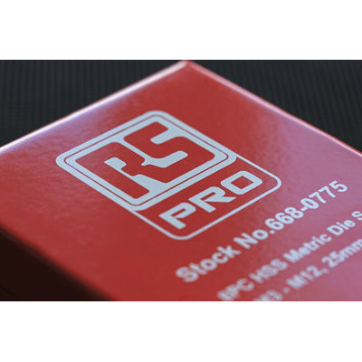 RS PRO 8-Piece Die Set, M3 - M12 Dies