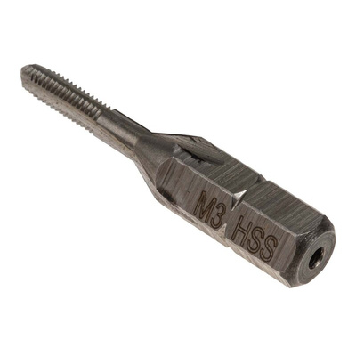 RS PRO Threading Tap, M3 Thread, 0.5mm Pitch, Metric Standard