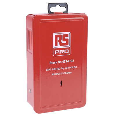 RS PRO Tap & Drill Set, M12 Thread