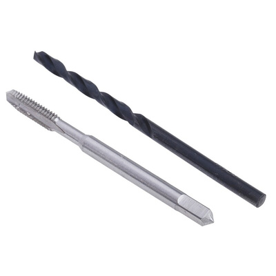 RS PRO Tap & Drill Set, M4 x 0.7mm Thread, 0.7mm Pitch, Metric Coarse Standard