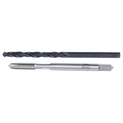 RS PRO Tap & Drill Set, M4 x 0.7mm Thread, 0.7mm Pitch, Metric Coarse Standard