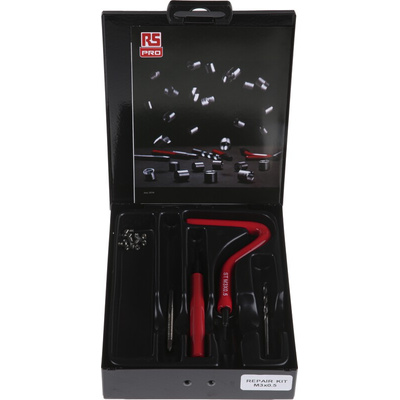 RS PRO 9 piece M3 x 0.5 Thread Repair Kit