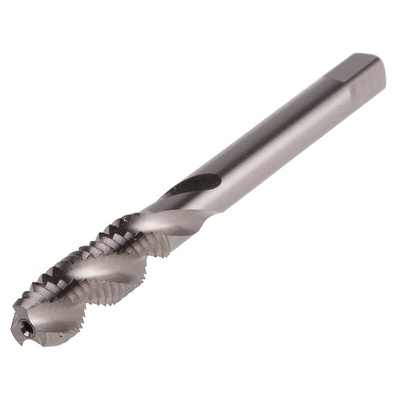 RS PRO Threading Tap, M8 Thread, 1.25mm Pitch, Metric Standard