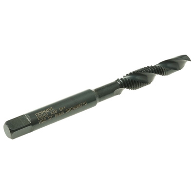 Dormer Threading Tap, M8 Thread, 1.25mm Pitch, Metric Standard