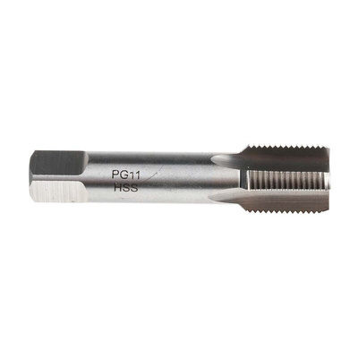 RS PRO Threading Tap, PG11-18 Thread, PG Standard, Hand Tap
