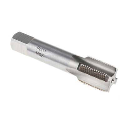 RS PRO Threading Tap, PG11-18 Thread, PG Standard, Hand Tap