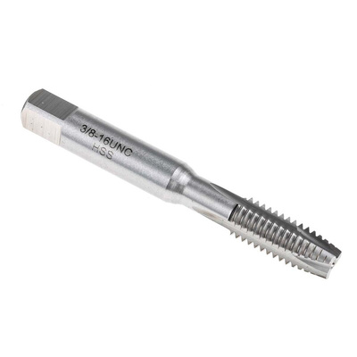 RS PRO Threading Tap, 3/8-16 Thread, UNC Standard
