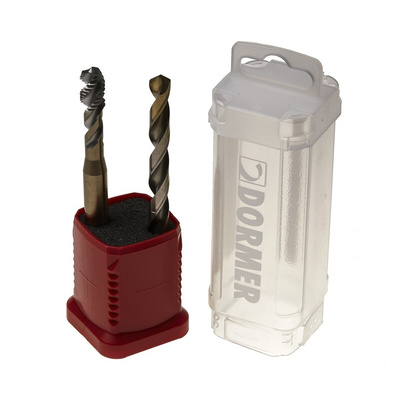 Dormer Tap & Drill Set, M10 Thread, Machine Tap