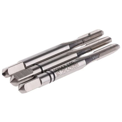 Dormer Tap Set, M2.5 Thread, 0.45mm Pitch, Metric Standard, Hand Tap