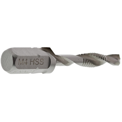 EXACT Threading Tap, M4 Thread, 0.7mm Pitch, Metric Standard