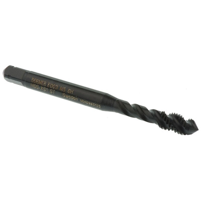Dormer Threading Tap, M5 Thread, 0.8mm Pitch, Metric Standard, Machine Tap