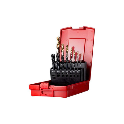 Dormer Tap & Drill Set, M12 Thread, Metric Standard, Hand Tap