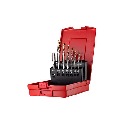Dormer Tap & Drill Set, M12 Thread, Metric Standard, Hand Tap