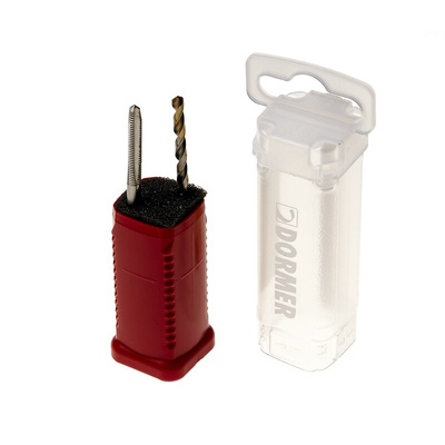 Dormer Tap & Drill Set, M4 Thread, Hand Tap