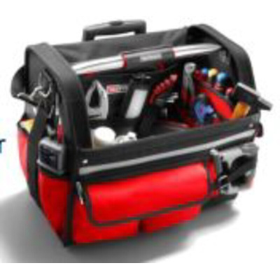 Facom Polyester, Polypropylene Wheeled Bag with Shoulder Strap 550mm x 360mm x 440mm