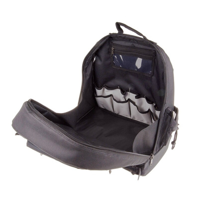 RS PRO Polyester Backpack with Shoulder Strap 340mm x 220mm x 410mm