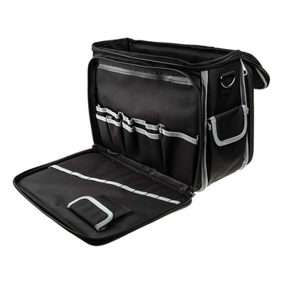 RS PRO Polyester Tool Bag with Shoulder Strap 400mm x 190mm x 300mm