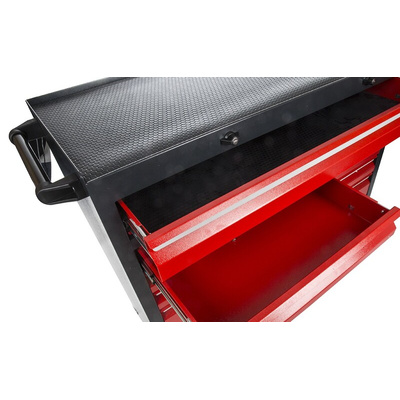 RS PRO 11 drawer Steel Wheeled Tool Chest, 985mm x 450mm x 1085mm