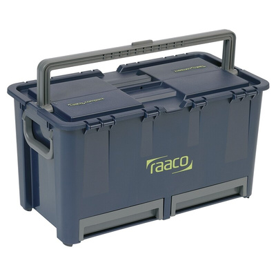 Raaco Compact 47 2 drawers  Plastic Tool Box, 540 x 230 x 540mm