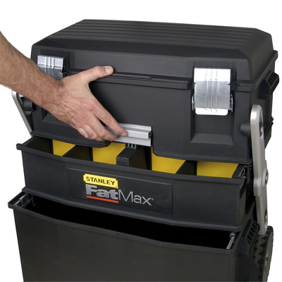 Stanley Stanley Fatmax Plastic Tool Box, with 2 Wheels, 549 x 413 x 549mm