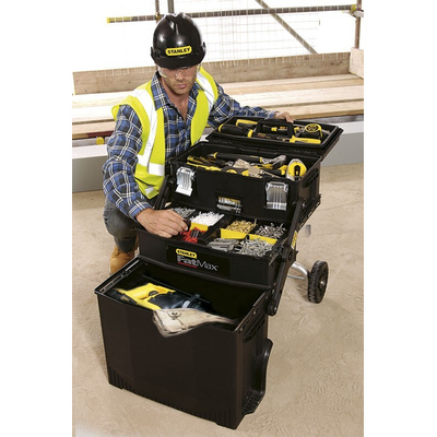 Stanley Stanley Fatmax Plastic Tool Box, with 2 Wheels, 549 x 413 x 549mm