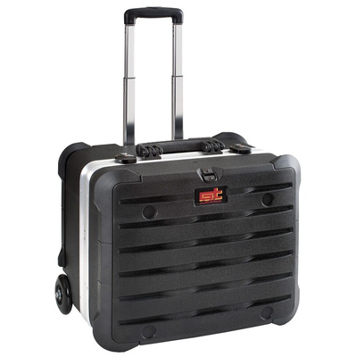 GT Line Plastic Tool Case, with 2 Wheels, 470 x 320 x 390mm