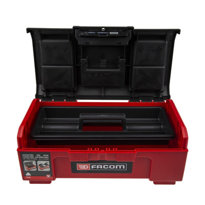 Facom One Touch Plastic Tool Box, 391 x 222 x 164mm