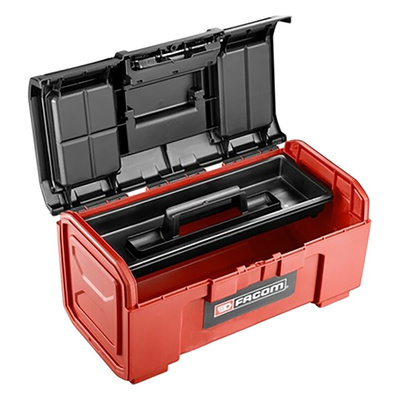 Facom One Touch Plastic Tool Box, 481 x 271 x 481mm