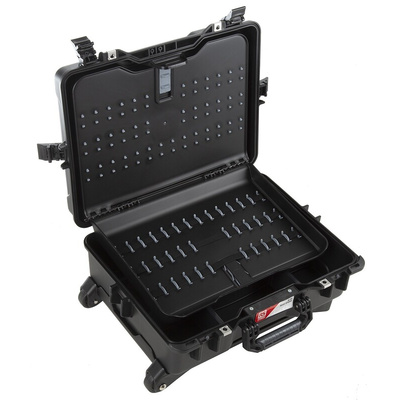 RS PRO Tool Case, with 2 Wheels, 530 x 230 x 400mm
