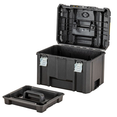 DeWALT TSTAK Deep Box Plastic Tool Box, 440 x 440 x 302mm