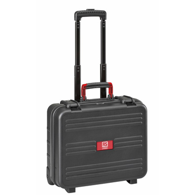 RS PRO 2 drawers  Polypropylene Tool Case, with 2 Wheels, 430 x 320 x 190mm