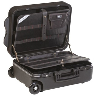 GT Line Plastic Tool Case, with 2 Wheels, 453 x 345 x 185mm
