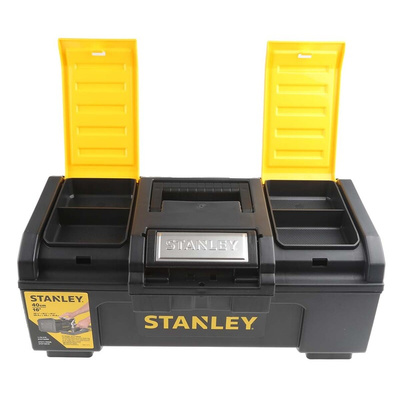 Stanley One Touch 2 drawers  Plastic Tool Box, 394 x 220 x 394mm