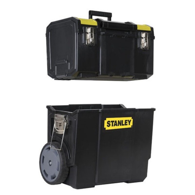 Stanley 2 in 1 2 drawers  Plastic Tool Box, with 2 Wheels, 475 x 284 x 475mm