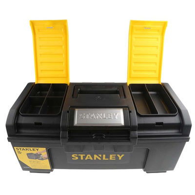 Stanley One Touch 2 drawers  Plastic Tool Box, 486 x 266 x 486mm