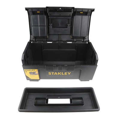 Stanley One Touch 2 drawers  Plastic Tool Box, 486 x 266 x 486mm