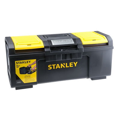Stanley One Touch 2 drawers  Plastic Tool Box, 600 x 255 x 600mm