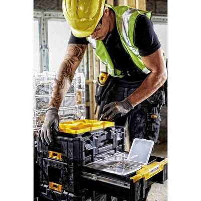 DeWALT Tstak 1 drawer  Plastic Tool Box, 314.2 x 440 x 314.2mm