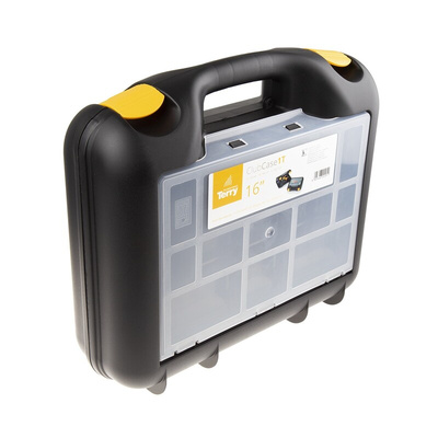 RS PRO Plastic Tool Box, 387 x 130 x 340mm