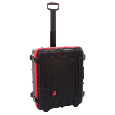 RS PRO Plastic Tool Case, with 2 Wheels, 560 x 460 x 195mm
