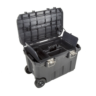 Stanley Plastic Wheeled Contractor Chest, 486mm x 795mm x 473mm