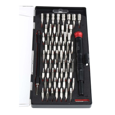 RS PRO 88 Piece Phone Repair Tool Kit with Case