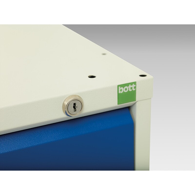 Bott 6 drawer Steel Wheeled Tool Cabinet, 980mm x 1.05m x 600mm