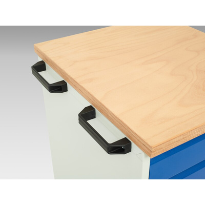 Bott 5 drawer Steel Wheeled Tool Trolley, 980mm x 1050mm x 550mm